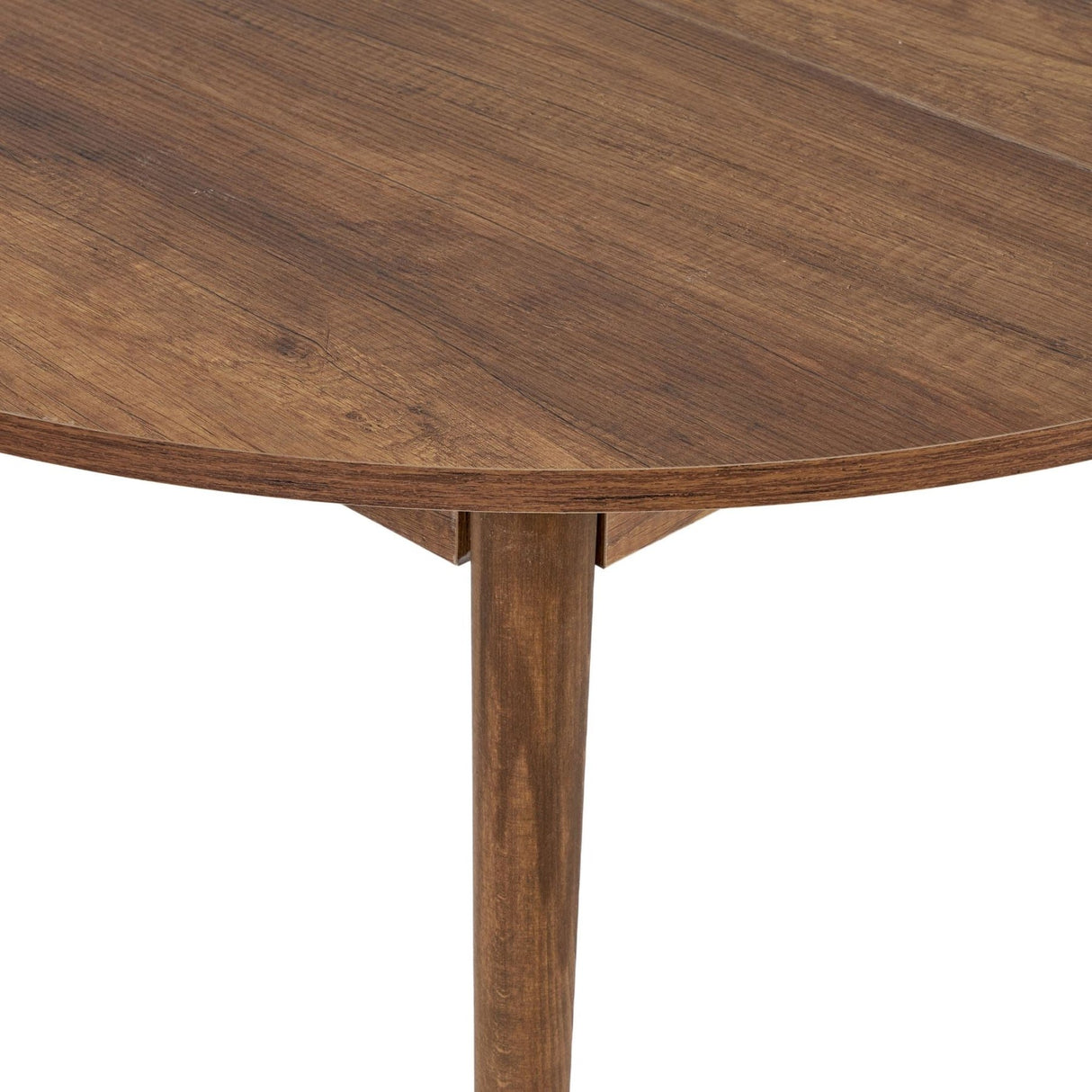 Table à manger noyer en mélamine rectangulaire 180x89,5x75 cm - Linova