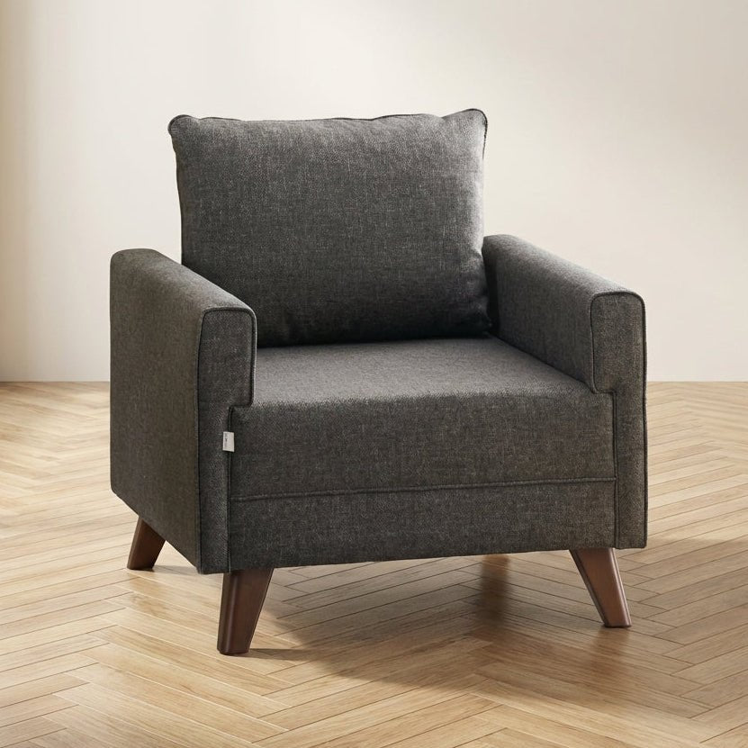 Fauteuil Bella Antraciet sfeerfoto in modern interieur