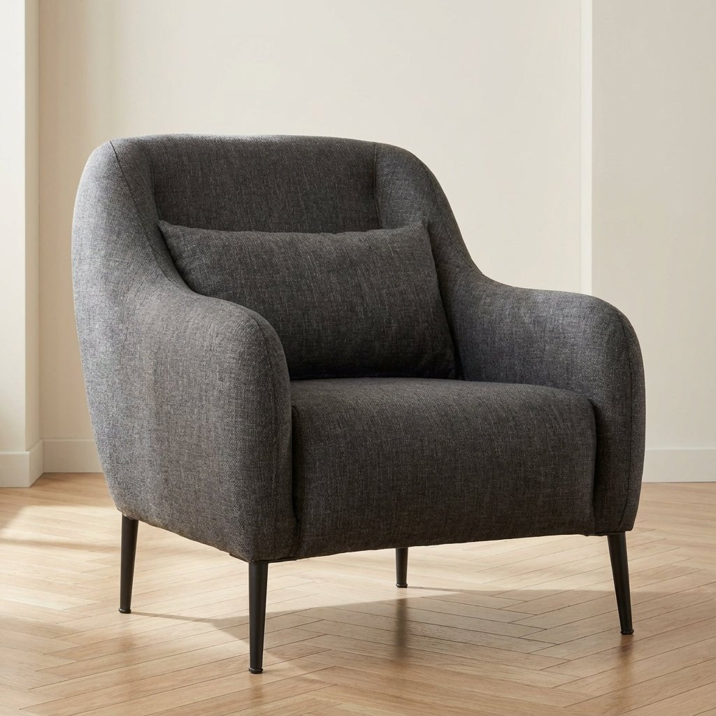 Fauteuil Venus Antraciet sfeerfoto in modern interieur