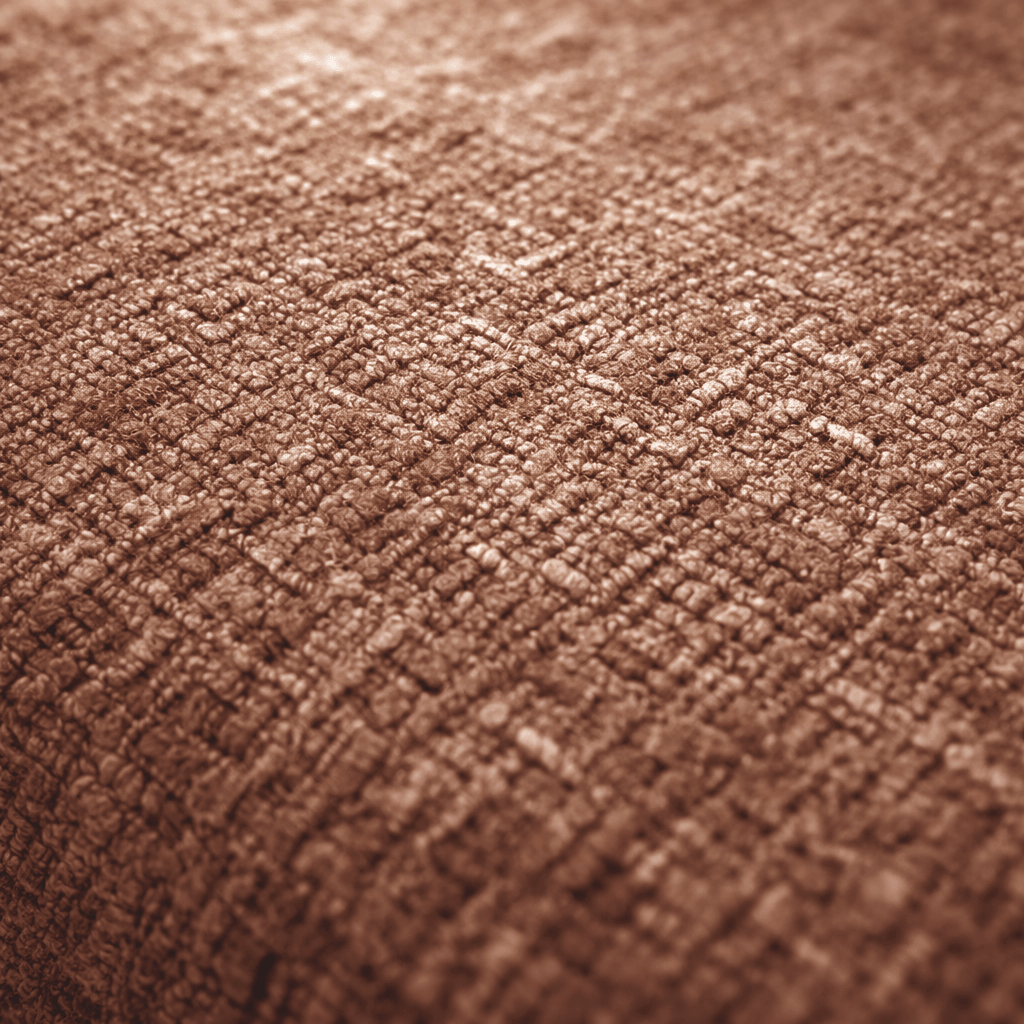 Canapé d'angle avec méridienne en tissu chenille cuivré Shane - à gauche