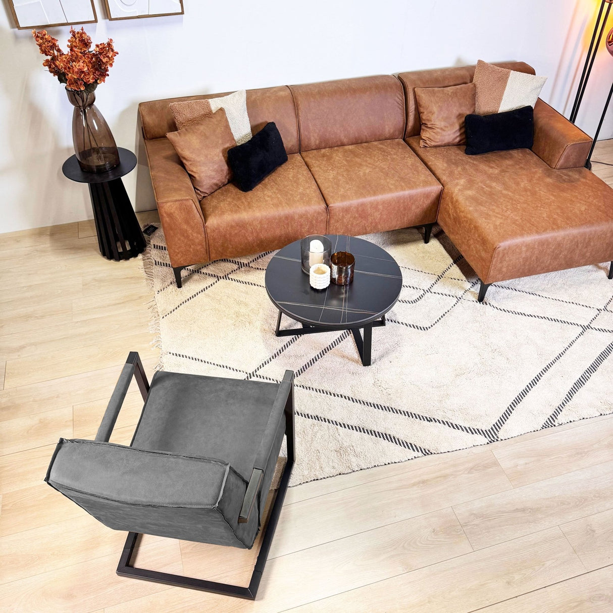 Tiger Fauteuil Industriel Gris