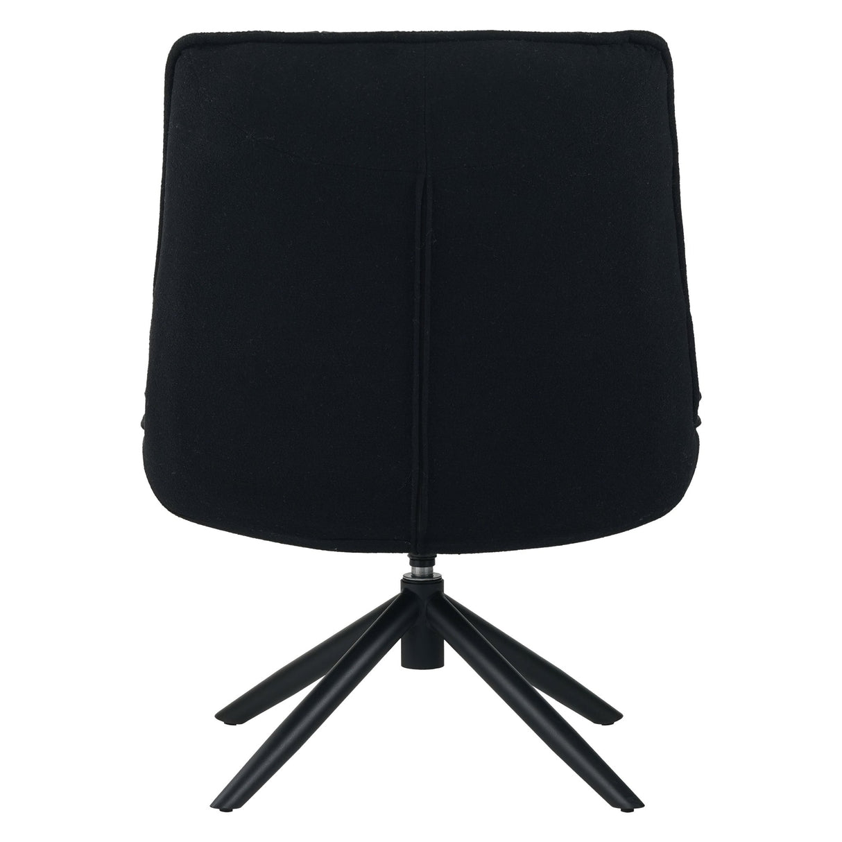 Fauteuil pivotant Yuki Noir Bouclé 360°