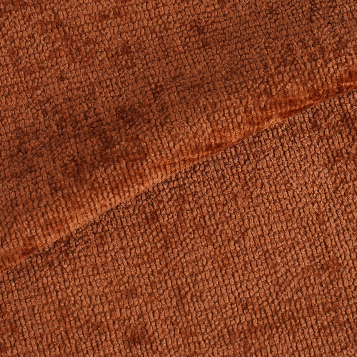 Lot de 4 chaises de salle à manger scandinaves Swift – Tissu chenille terracotta