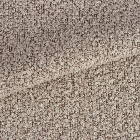 Ensemble de 4 chaises de salle à manger scandinaves en tissu bouclé Latte Swift - Sans accoudoirs