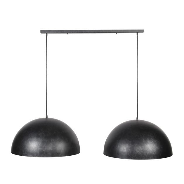 Lampe suspendue Dacia DH Intérieur Charbon LxlxH 128x67x38 Métal Blanc photo vue de face