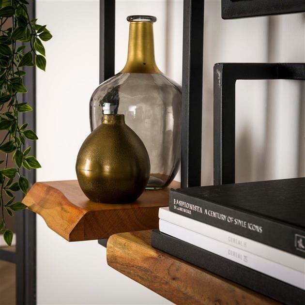 Etagère murale Aberdeen DH Intérieur Acacia LxlxH 104x36x13 Bois d'acacia Détail photo d'ambiance