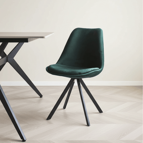 Eetkamerstoel groen - Dimehouse