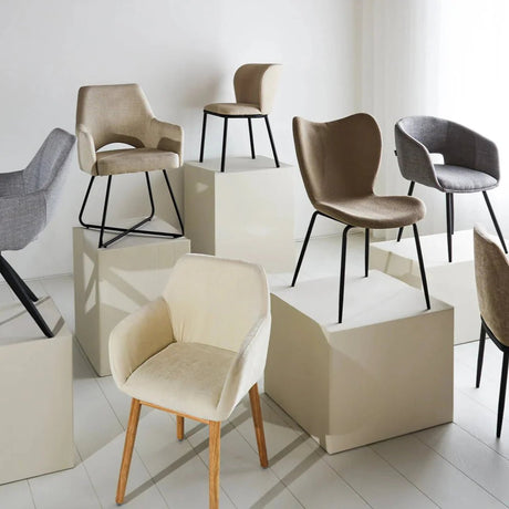Industriële eetkamerstoelen - Dimehouse
