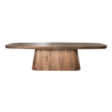 Table à manger ovale en teck Deens Alo 300x120 cm 