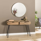 Coiffeuse Jasmine DH Interior Mango LxPxH 124x35x28 Bois de manguier Photo d'ambiance détail