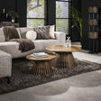 Tables basses - Table basse ronde lot de 2 Vera Bois de manguier - Dimehouse