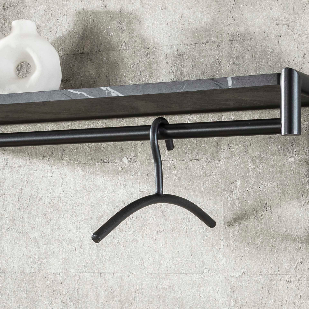 Cintre Gunmetal Tube Rond 45 cm 
