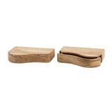 Tables de chevet muraux en acacia Nova L/R (ensemble de 2) 
