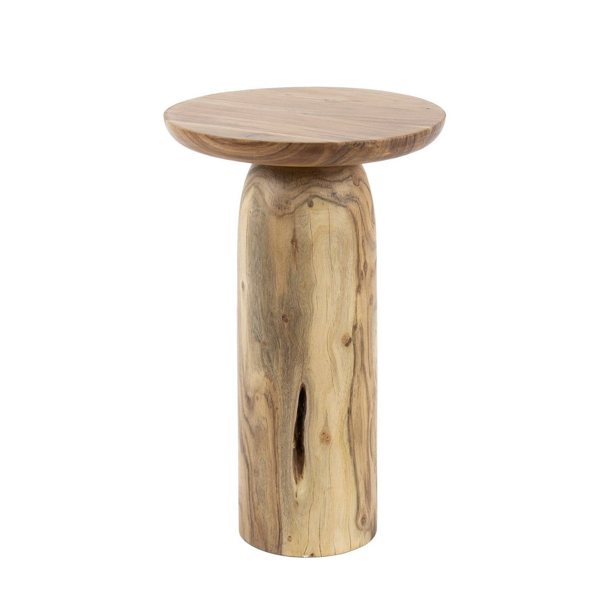 Table d'appoint Nova - Bois d'acacia massif - 55 cm de hauteur 