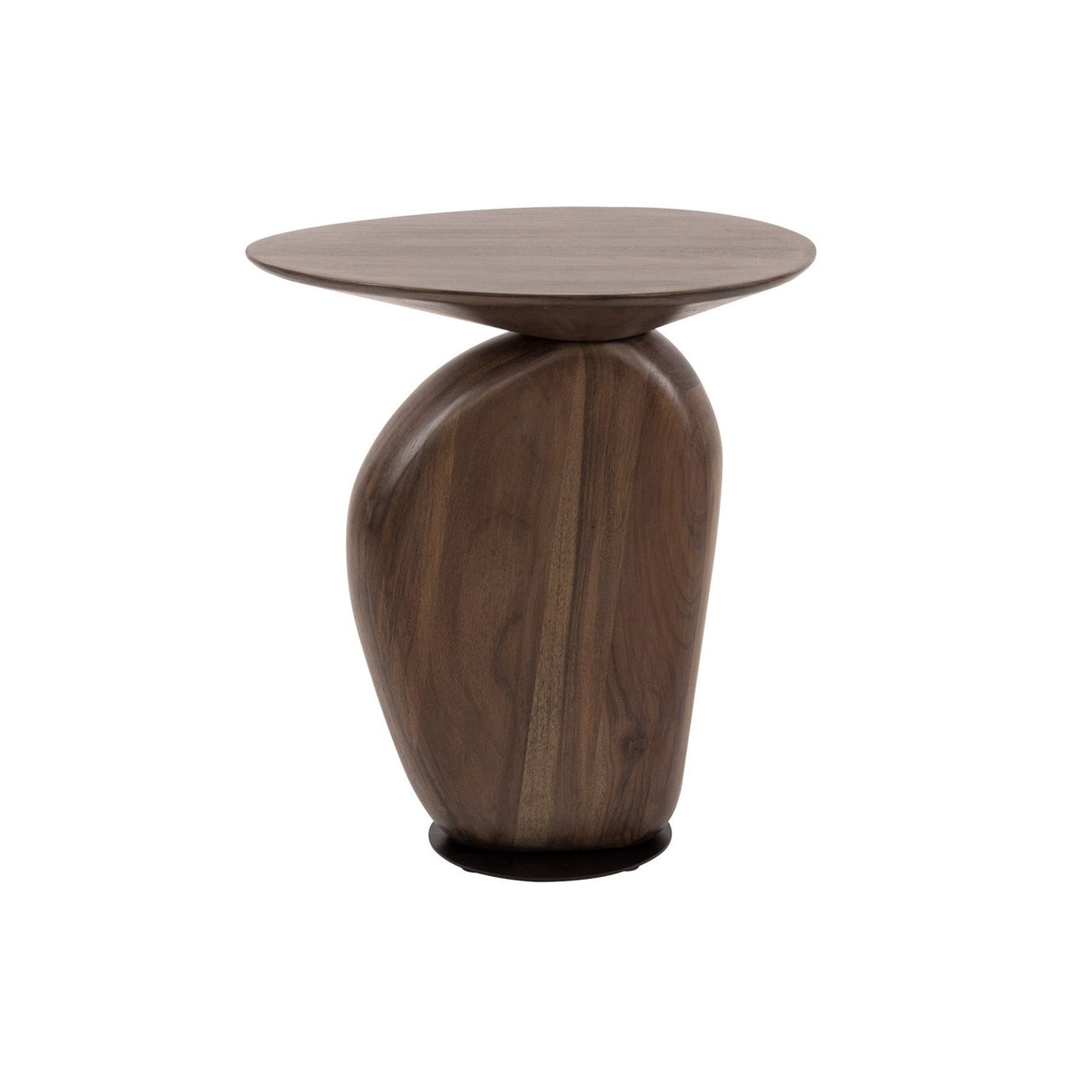 Table d'appoint Acacia Glaze Brown 45x36x50 cm 