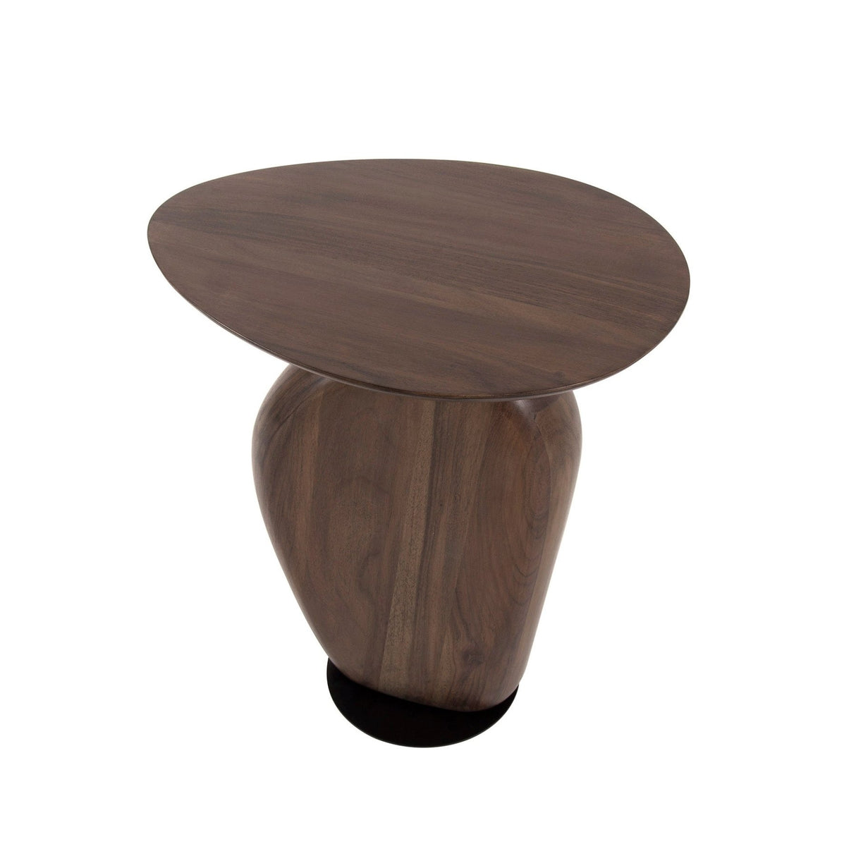 Table d'appoint Acacia Glaze Brown 45x36x50 cm 