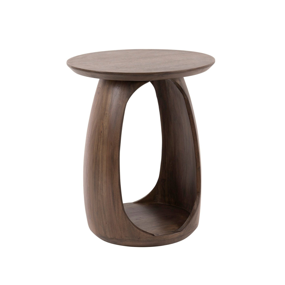 Table d'appoint Juno Acacia Marron 45x45x56 cm 