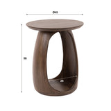 Table d'appoint Juno Acacia Marron 45x45x56 cm 