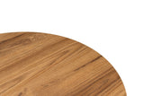 Ovale Salontafel Houtlook - 120x60