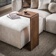 Table de transfert - Table de transfert en bois de teck brun noyer Caro - Dimehouse