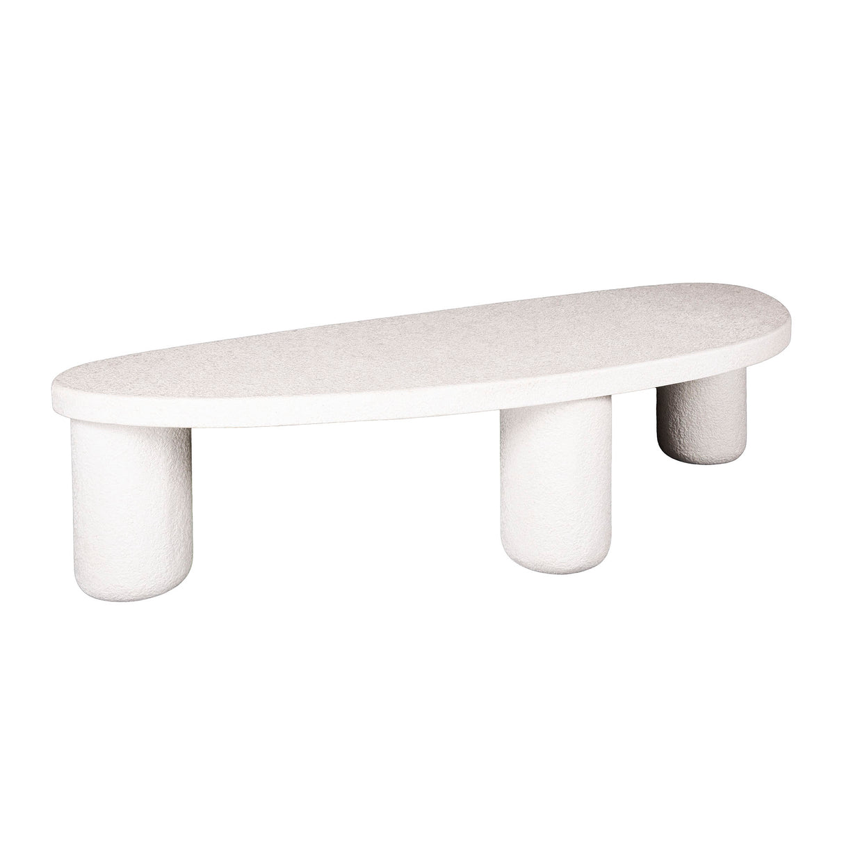 Sinan XL table basse triangulaire en composite de marbre 