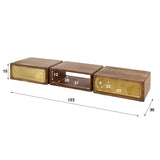 Mira Support de plafond pour porte Mango Sable Laiton 123 cm 
