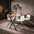Tables de bar - Table de bar industrielle Kevin 140 cm Pied croisé - Dimehouse