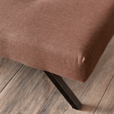 Canapé-lit 3 places Zoly en tissu brun - 180 cm - Sans accoudoirs - Capitonné 