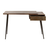Coiffeuse Elin - Acacia massif Drift Brown 120 cm 