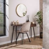 Coiffeuse Elin - Acacia massif Drift Brown 120 cm 