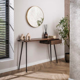 Coiffeuse Elin - Acacia massif Drift Brown 120 cm 
