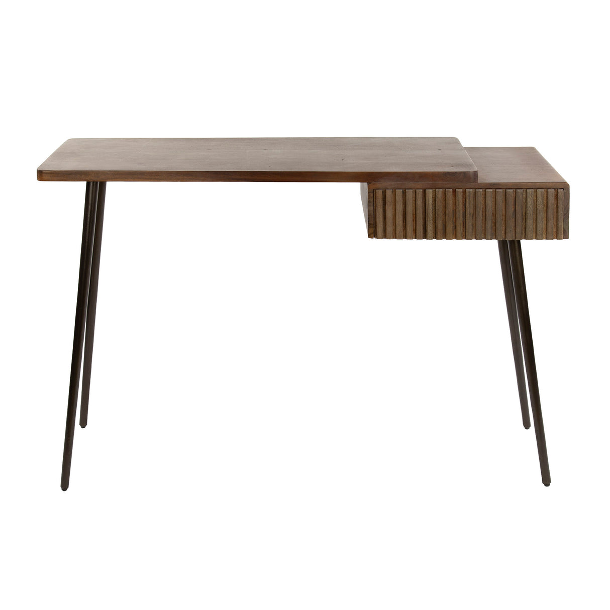 Coiffeuse Elin - Acacia massif Drift Brown 120 cm 