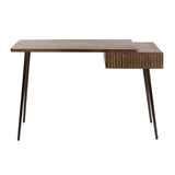 Coiffeuse Elin - Acacia massif Drift Brown 120 cm 