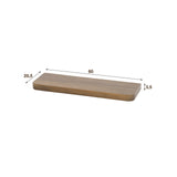 Étagère murale Acacia Drift Brown 60 cm - Bois massif 