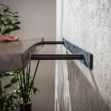 Étagère murale Noa 90 cm - Bois d'acacia Drift Brown 