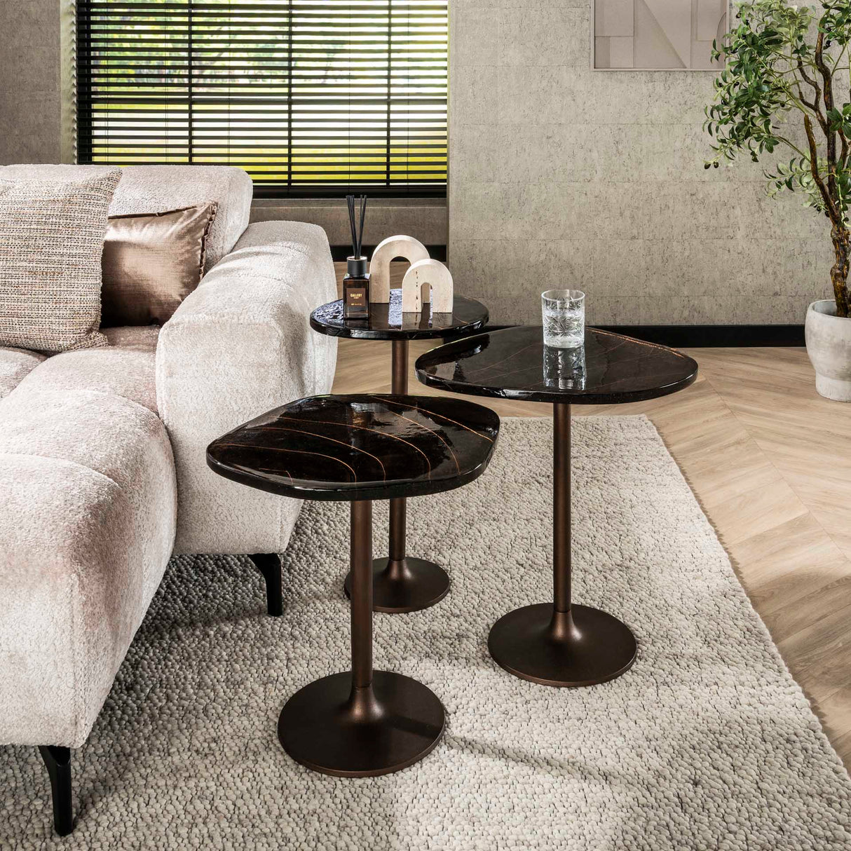 Table d'appoint Vigo - Cuivre Antique 60 cm 