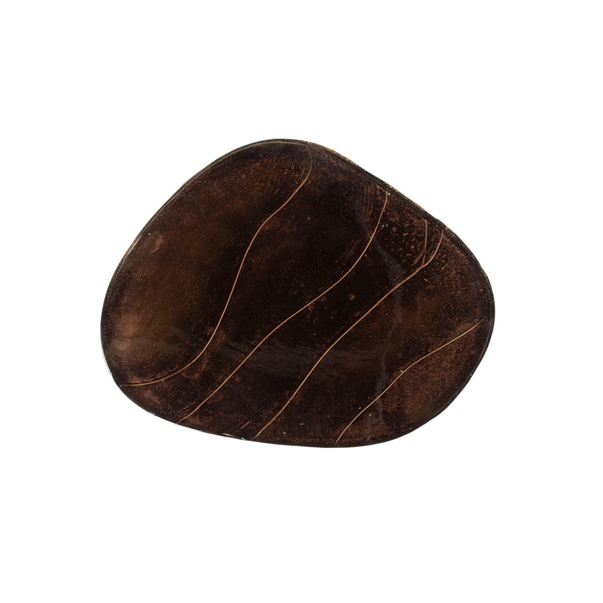 Table d'appoint Copper Glow M – Cuivre Antique, 50x42x55 cm 