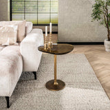 Table d'appoint Aurora M - Or Antique 50x55 cm 