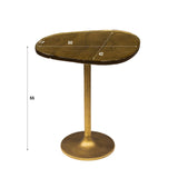 Table d'appoint Aurora M - Or Antique 50x55 cm 