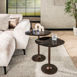 Table d'appoint Aris S – Cuivre antique 53x42x50 cm 