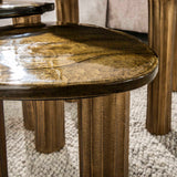 Table basse Luna Or Antique 62x45x40 cm 