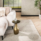 Table d'appoint Goutte S - Or Antique - 30x30x45 cm 