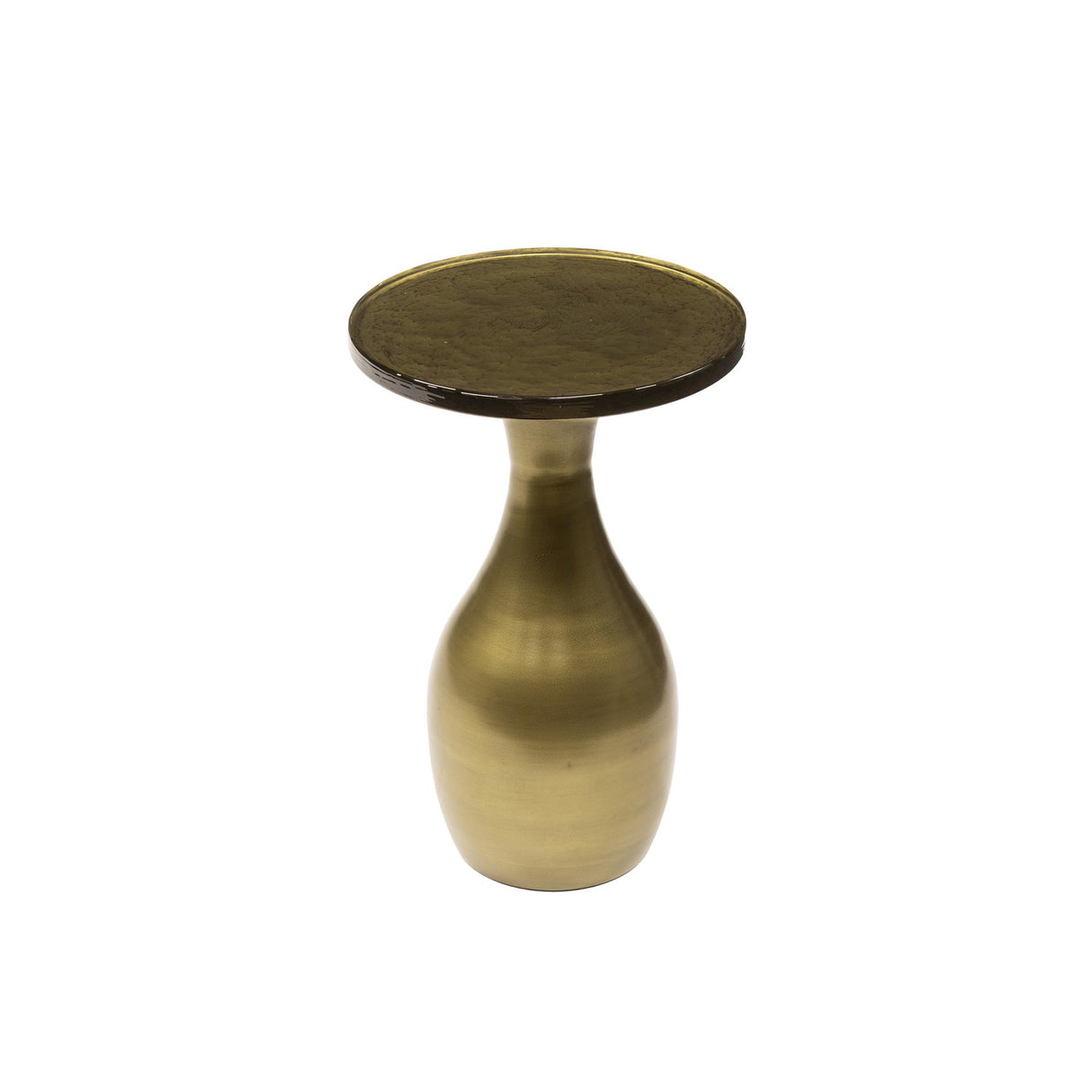 Table d'appoint Goutte S - Or Antique - 30x30x45 cm 