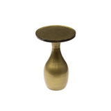 Table d'appoint Goutte S - Or Antique - 30x30x45 cm 