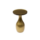 Table d'appoint Goutte S - Or Antique - 30x30x45 cm 