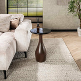 Table d'appoint Nova Cuivre Antique Goutte 60 cm 