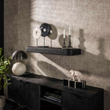 Étagère murale 100 cm Gris métallisé Aeris 