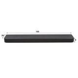 Étagère murale de 150 cm, gris métallisé Aeris 