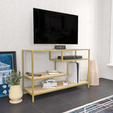 Meubles de télévision Robbins Gold Oak Mélamine 120x75x39 cm