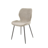 Ensemble de 4 chaises de salle à manger Argo Bouclé sable 